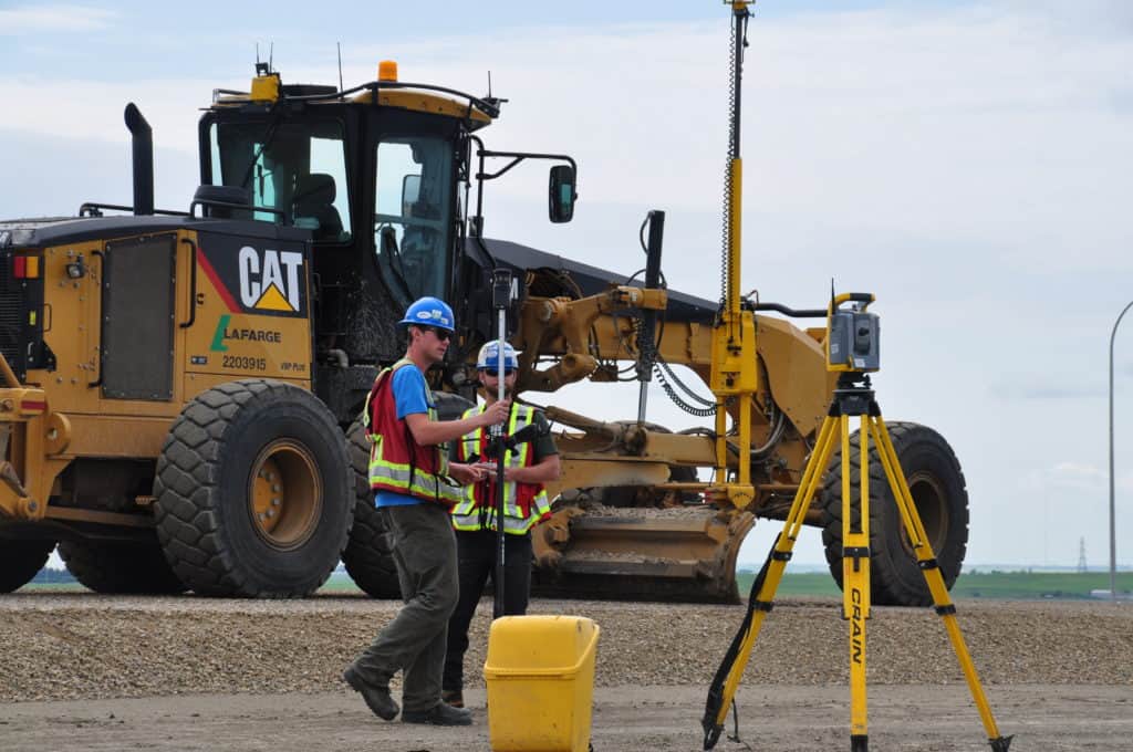 Machine Control survey for Stoney Trail