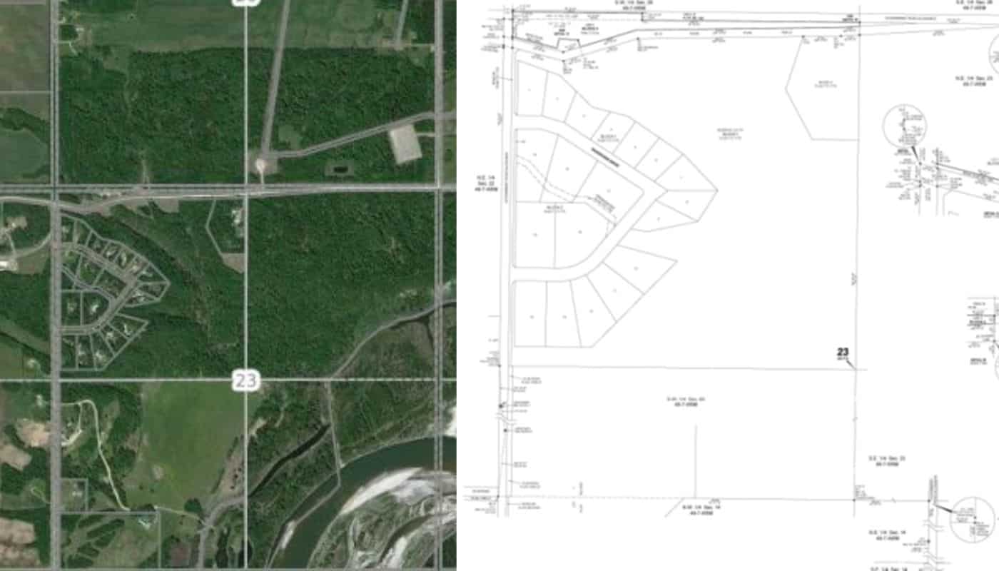Brazeau county road plan