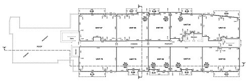 roof condo survey floor plan
