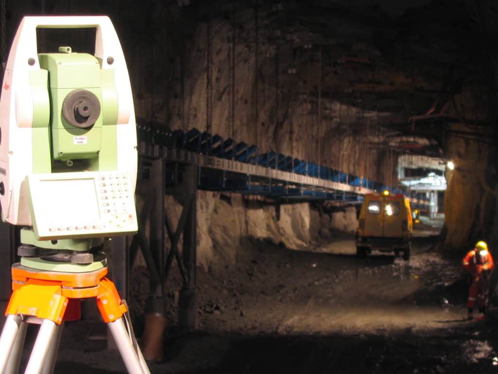 Ekati mine total station