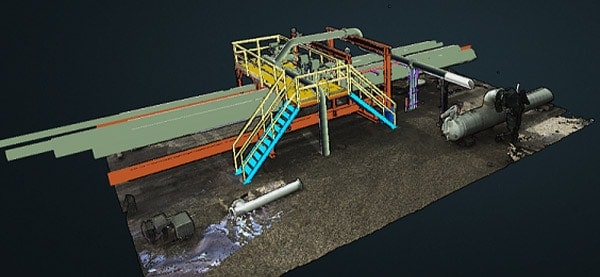 pipeline corridor point cloud model