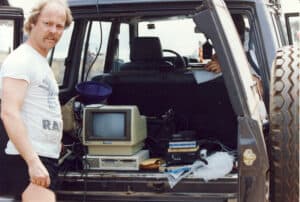 GPS in 1990, new survey equipment, land surveying equipment in 1990.