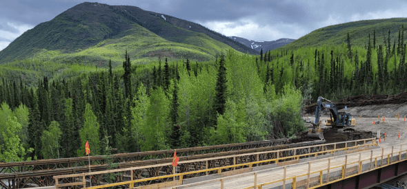 Lapie River Bridge Support