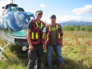 Wellsite survey, Fort Liard, Canadian Oil Forest